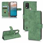 For Nokia C21 Plus Skin Feel Magnetic Flip Leather Phone Case(Green)