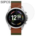 50 PCS 0.26mm 2.5D 9H Tempered Glass Film Watch Screen Protector For Fossil Gen 6