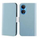 For Honor X7 Candy Color Litchi Texture Leather Phone Case(Light Blue)