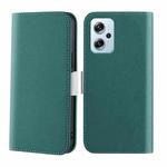 For Xiaomi Poco X4 GT 5G Candy Color Litchi Texture Leather Phone Case(Dark Green)