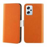 For Xiaomi Poco X4 GT 5G Candy Color Litchi Texture Leather Phone Case(Orange)