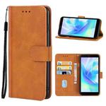 For Doogee X97 / X97 Pro  Leather Phone Case(Brown)