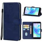 For Doogee X97 / X97 Pro Leather Phone Case(Blue)