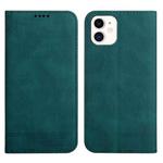 For iPhone 12 mini Strong Magnetic Leather Case (Green)