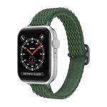 Wave Small Waist Nylon Watch Band For Apple Watch Ultra 49mm / Series 8&7 45mm / SE 2&6&SE&5&4 44mm / 3&2&1 42mm(Army Green)