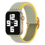 Wave Nylon Watch Band For Apple Watch Ultra 49mm&Watch Ultra 2 49mm / Series 9&8&7 45mm / SE 3&SE 2&6&SE&5&4 44mm / 3&2&1 42mm(Sunny)