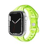 TPU 8-buckle Watch Band For Apple Watch Ultra 49mm / Series 8&7 45mm / SE 2&6&SE&5&4 44mm / 3&2&1 42mm(Fluorescent Yellow)