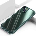 For iPhone 14 Plus Shockproof TPU + PC Phone Case (Dark Green)
