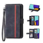 For Samsung Galaxy A23 5G/4G//M23/F23 9 Card Slots Splicing Magnetic Leather Flip Phone Case(Black)