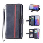For OPPO A54 5G/A74 5G/A93 5G 9 Card Slots Splicing Magnetic Leather Flip Phone Case(Black)