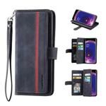 For OPPO Find X5 Lite / Reno7 5G 9 Card Slots Splicing Magnetic Leather Flip Phone Case(Black)