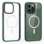 For iPhone 14 Pro Max Ming Shield Series Magsafe Magnetic Phone Case (Dark Green)