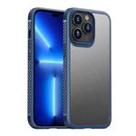 iPAKY Shockproof PC + TPU Protective Phone Case For iPhone 14 Pro(Blue)