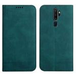 For OPPO A5 2020 Strong Magnetic Leather Case(Green)