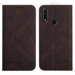 For OPPO A8 Strong Magnetic Leather Case(Brown)