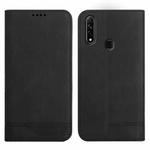 For OPPO A8 Strong Magnetic Leather Case(Black)