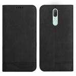 For OPPO A9 Strong Magnetic Leather Case(Black)