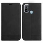 For OPPO A53 2020 Strong Magnetic Leather Case(Black)