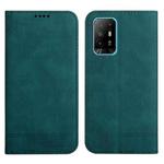 For OPPO A94 5G Strong Magnetic Leather Case(Green)