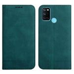 For Realme 7i Strong Magnetic Leather Case(Green)