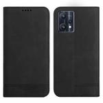 For Realme 9 Pro Strong Magnetic Leather Case(Black)