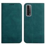 For Huawei P Smart 2021 Strong Magnetic Leather Case(Green)