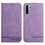 For Huawei P30 Pro Strong Magnetic Leather Case(Purple)