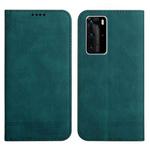 For Huawei P40 Pro Strong Magnetic Leather Case(Green)