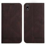 For Huawei Y5 2019 Strong Magnetic Leather Case(Brown)