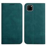 For Huawei Y5p 2020 Strong Magnetic Leather Case(Green)