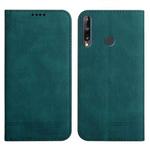 For Huawei Y7p 2020 Strong Magnetic Leather Case(Green)