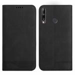 For Huawei Y7p 2020 Strong Magnetic Leather Case(Black)