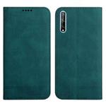For Huawei Y8p 2020 Strong Magnetic Leather Case(Green)