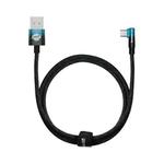 Baseus MVP Series 2 100W USB to USB-C / Type-C Mobile Game Elbow Fast Charge Data Cable, Length:1m(Black Blue)