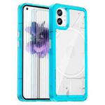 For Nothing Phone 1 Colorful Series Acrylic + TPU Phone Case(Transparent Blue)