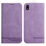 For Xiaomi Redmi 7A Strong Magnetic Leather Case(Purple)