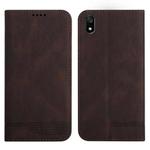 For Xiaomi Redmi 7A Strong Magnetic Leather Case(Brown)