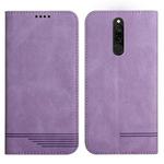 For Xiaomi Redmi 8 / 8A Strong Magnetic Leather Case(Purple)