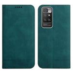 For Xiaomi Redmi 10 Strong Magnetic Leather Case(Green)