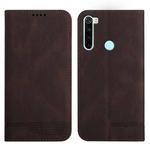 For Xiaomi Redmi Note 8T Strong Magnetic Leather Case(Brown)