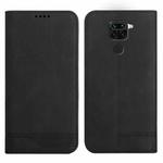 For Xiaomi Redmi Note 9 Strong Magnetic Leather Case(Black)