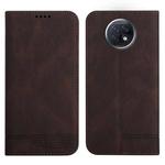 For Xiaomi Redmi Note 9T Strong Magnetic Leather Case(Brown)