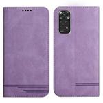For Xiaomi Redmi Note 11 4G Strong Magnetic Leather Case(Purple)