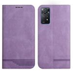 For Xiaomi Redmi Note 11 Pro Strong Magnetic Leather Case(Purple)
