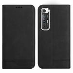 For Xiaomi Mi 10S Strong Magnetic Leather Case(Black)