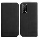 For Xiaomi Mi 10T Strong Magnetic Leather Case(Black)