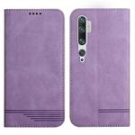 For Xiaomi Mi CC9 Pro Strong Magnetic Leather Case(Purple)