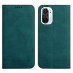 For Xiaomi Poco F3 Strong Magnetic Leather Case(Green)