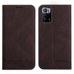 For Xiaomi Poco X3 GT Strong Magnetic Leather Case(Brown)