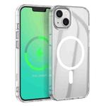 For iPhone 14 Plus hoco Magnetic Series Airbag Shockproof Phone case (Transparent)